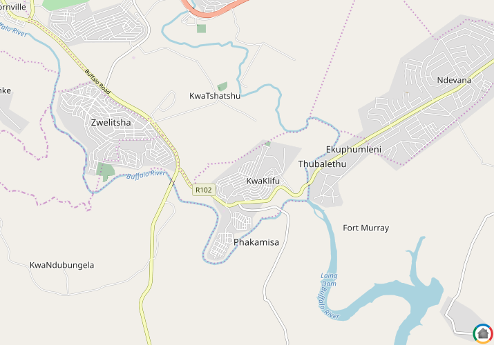 Map location of Phakamisa